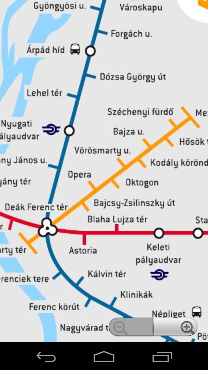 Budapest Subway Map