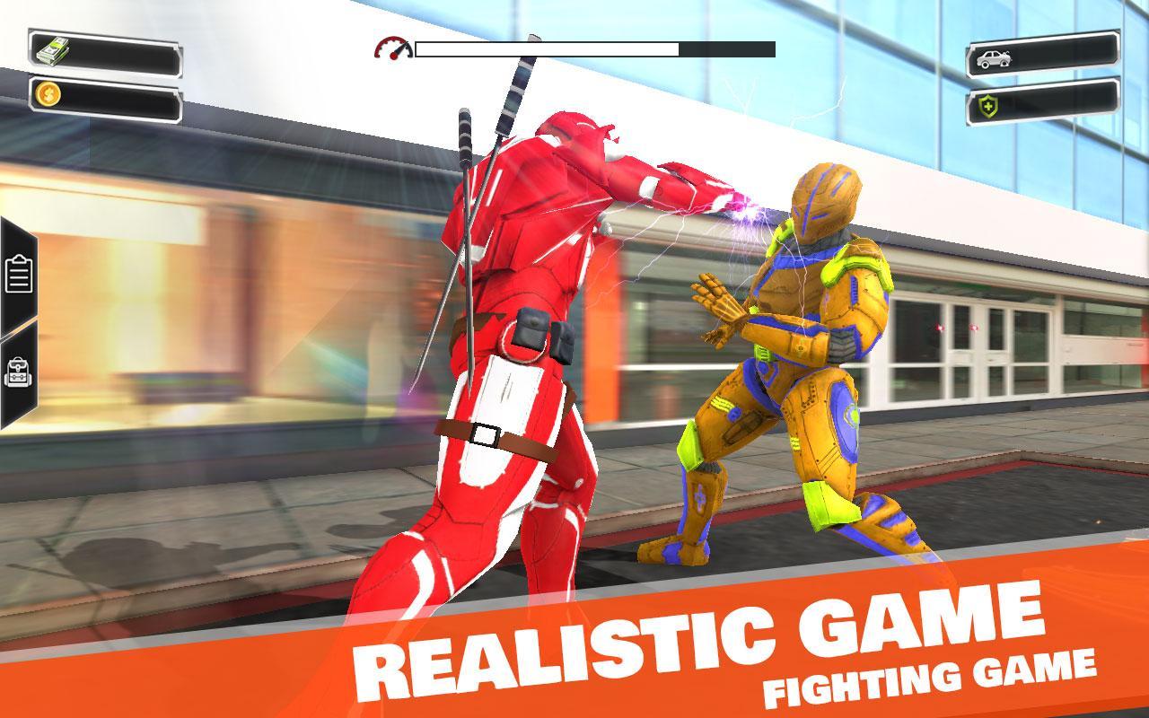 Superhero Iron Ninja : Dead Spider City Battle