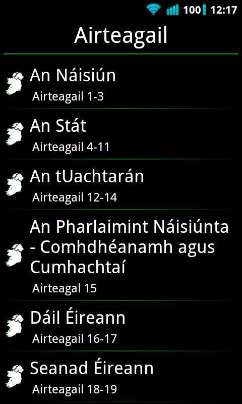 Irish Constitution