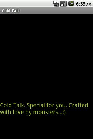Cold Talk