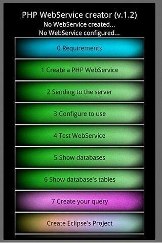 PHP Web service Creator