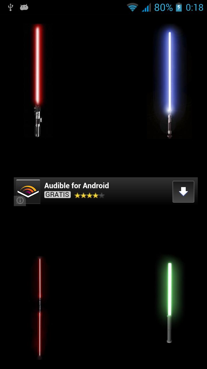 Lightsaber - Four Laser swords