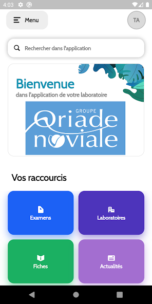 Oriade noviale - examens