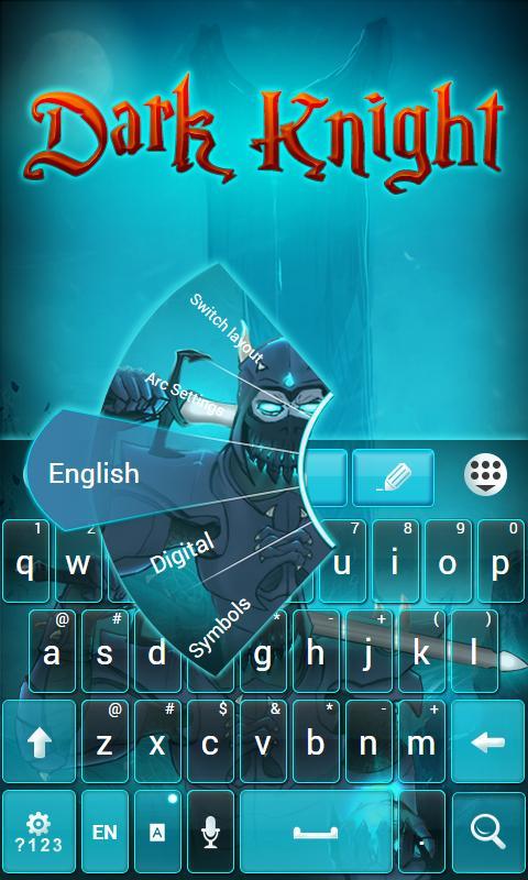 Dark Knight Keyboard Theme