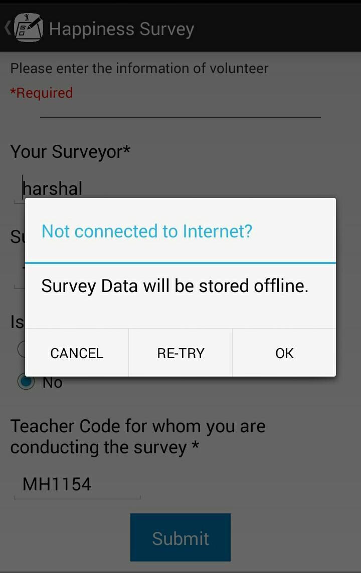 Happiness Survey (ArtOfLiving)