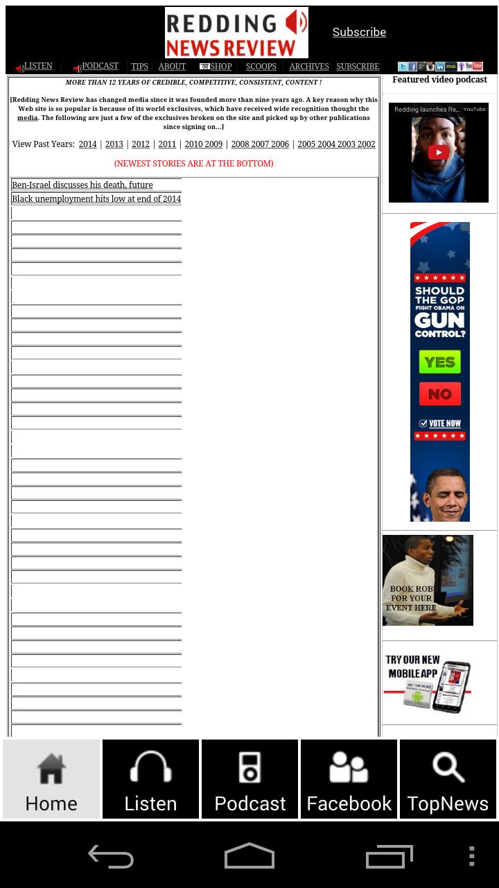 Redding News Review App