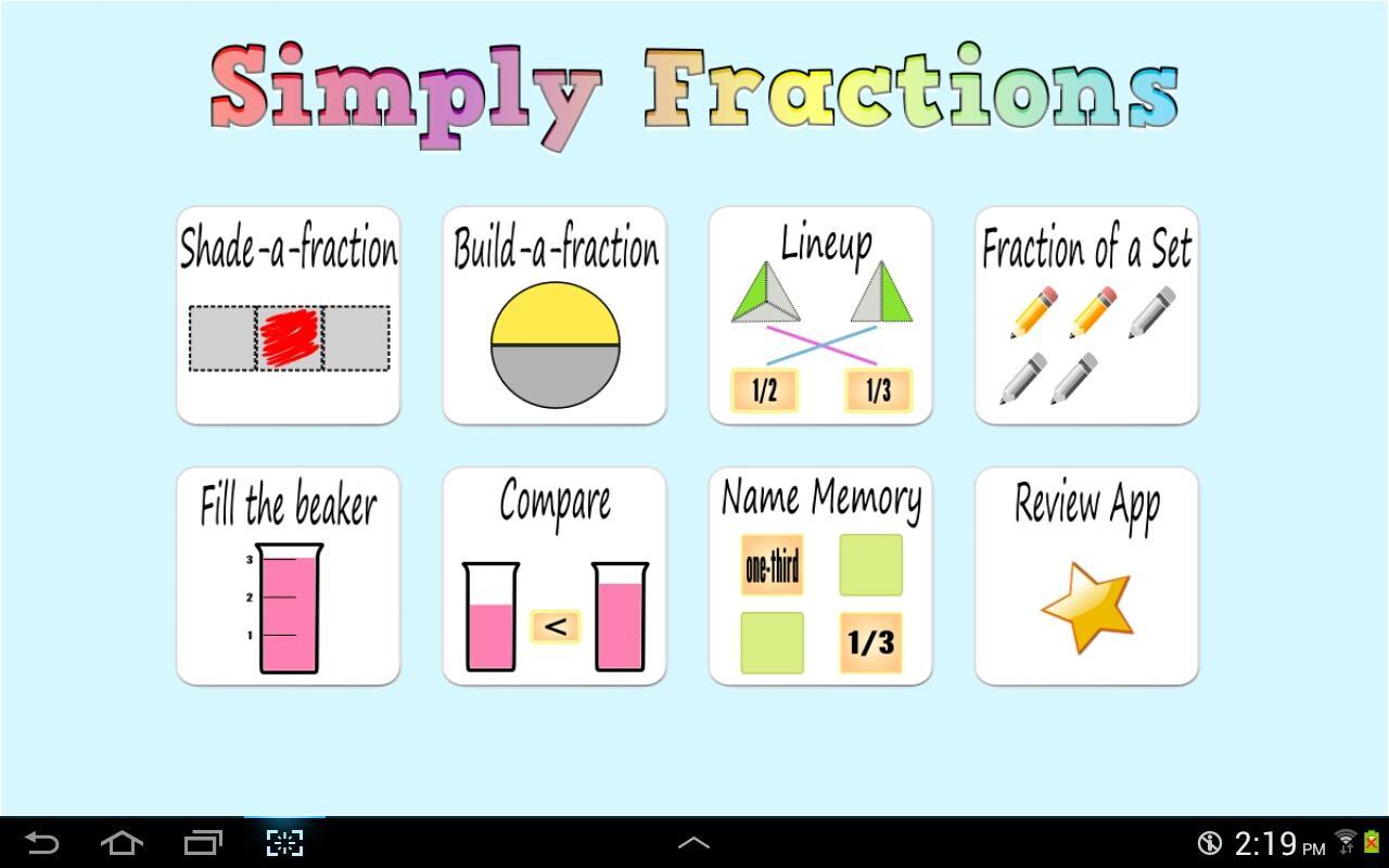 Simply Fractions (Lite), Math