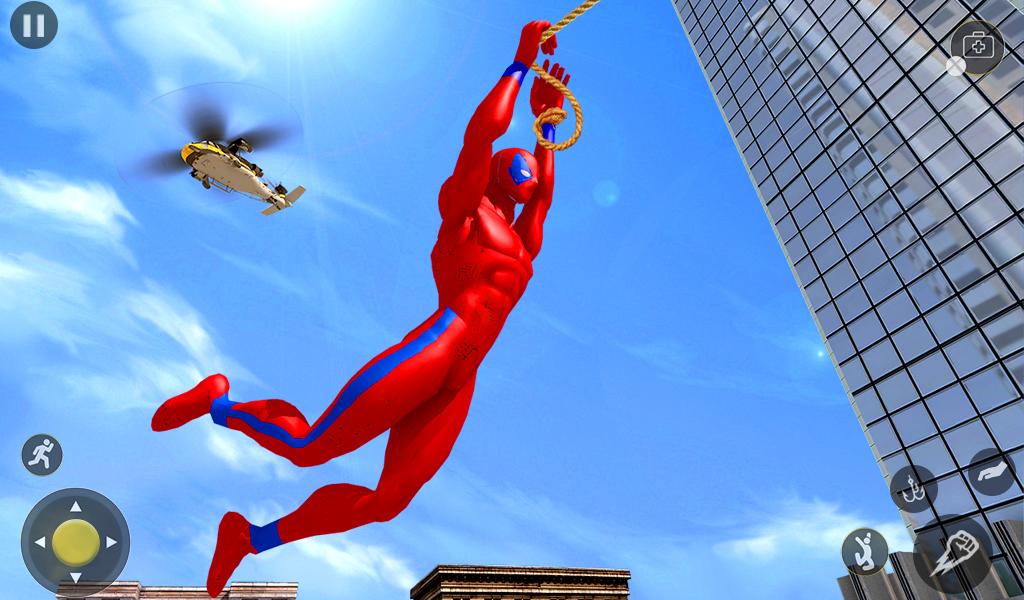 Flying Rope Hero Crime City Simulator Game 2019