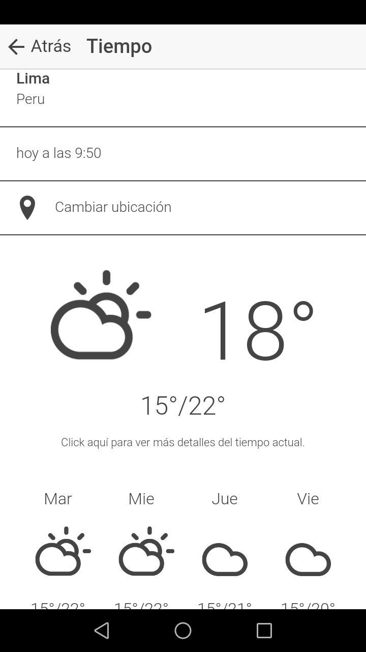 clima de peru