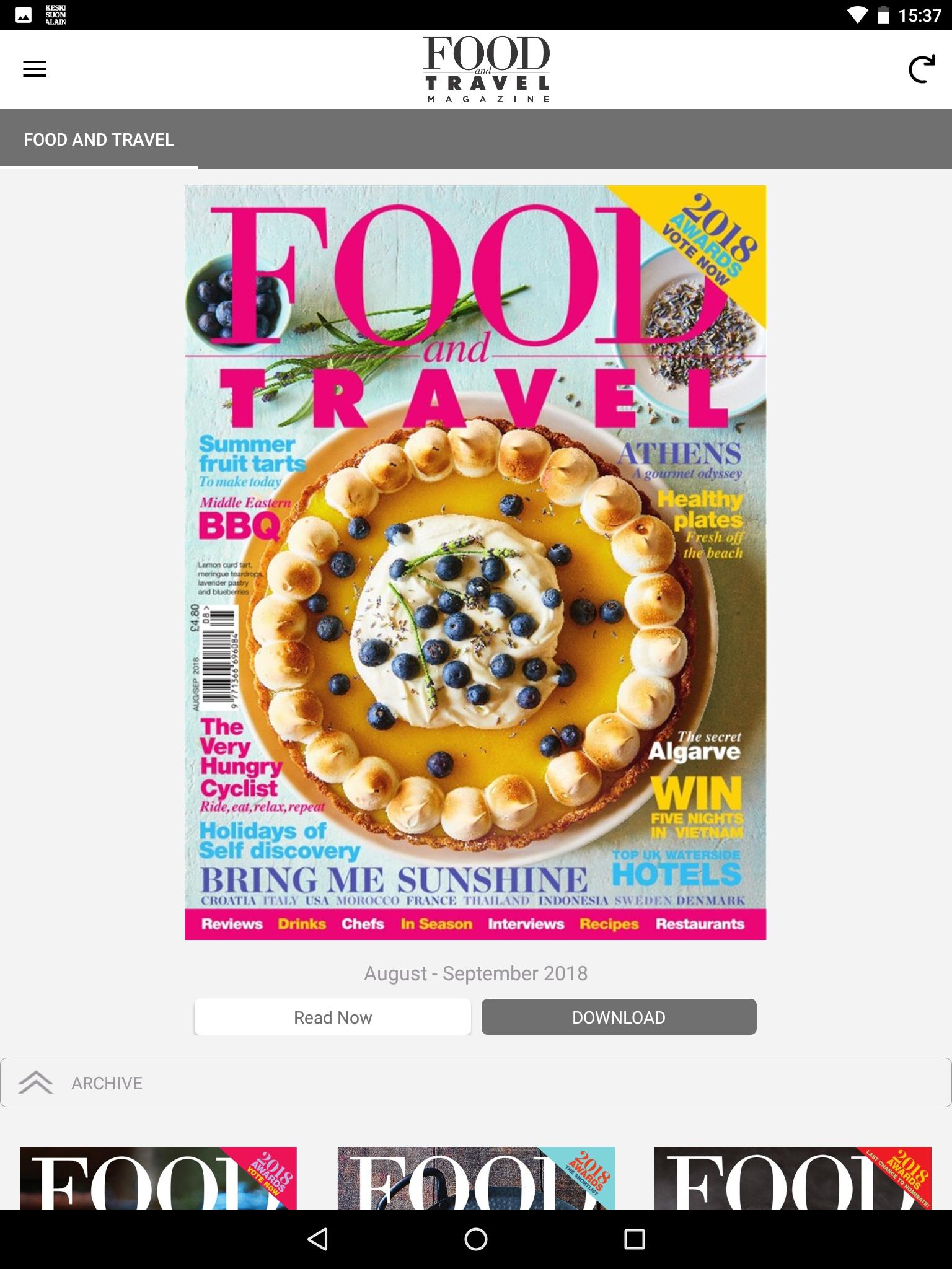 Food and Travel Magazine