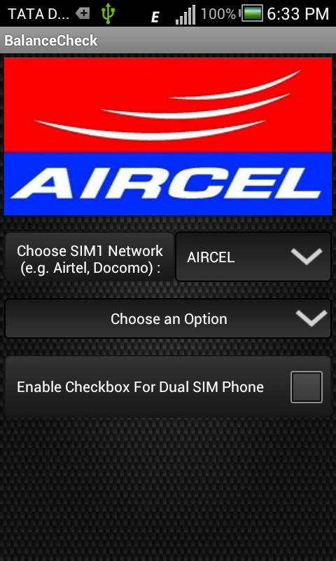 Balance Check- Prepaid (India)