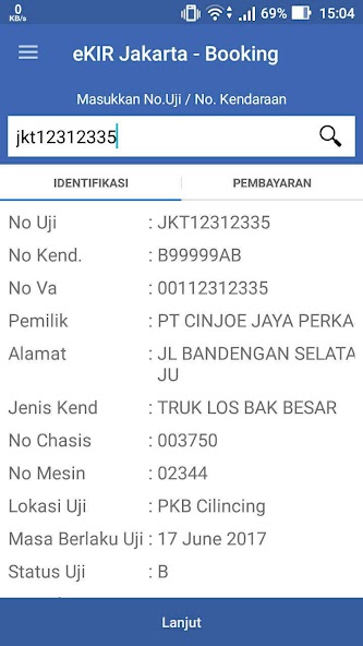 eKIR Jakarta - Booking