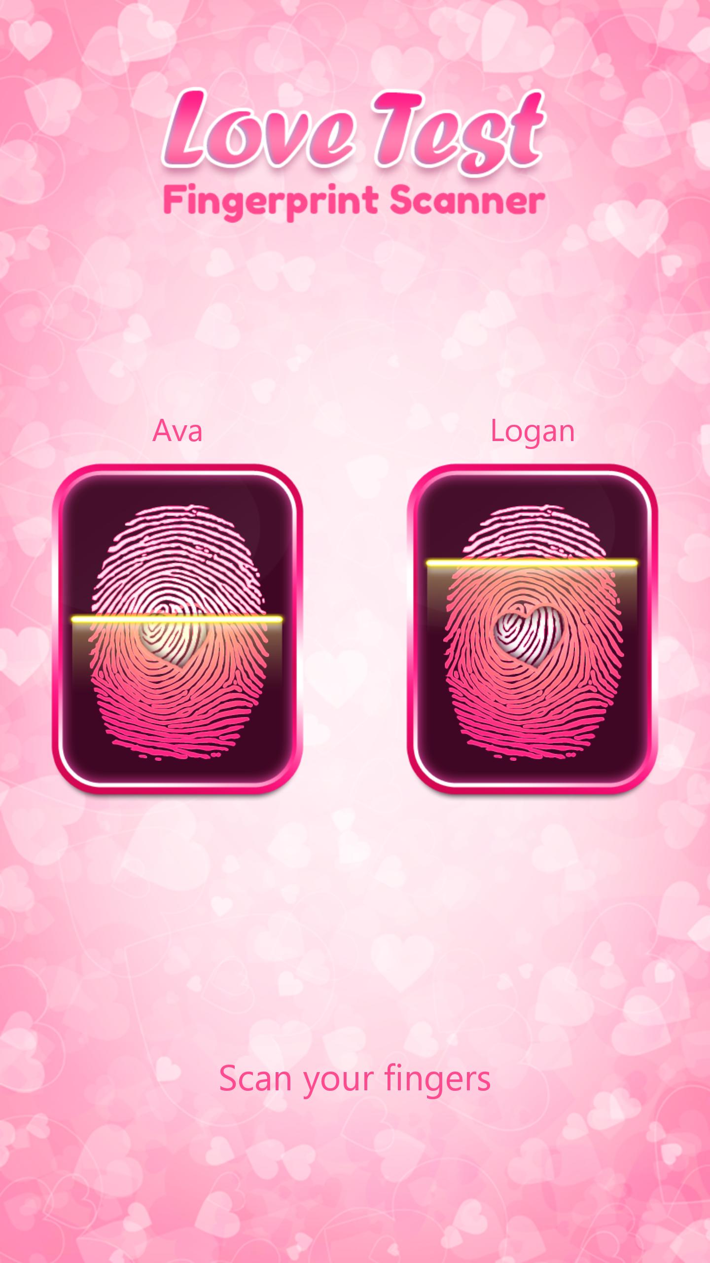 Love Compatibility Test Fingerprint