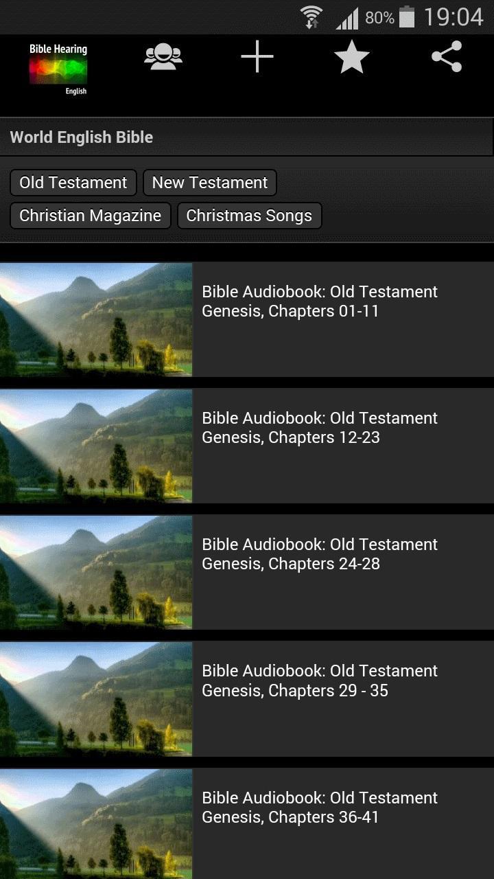 Bible Hearing English Audio