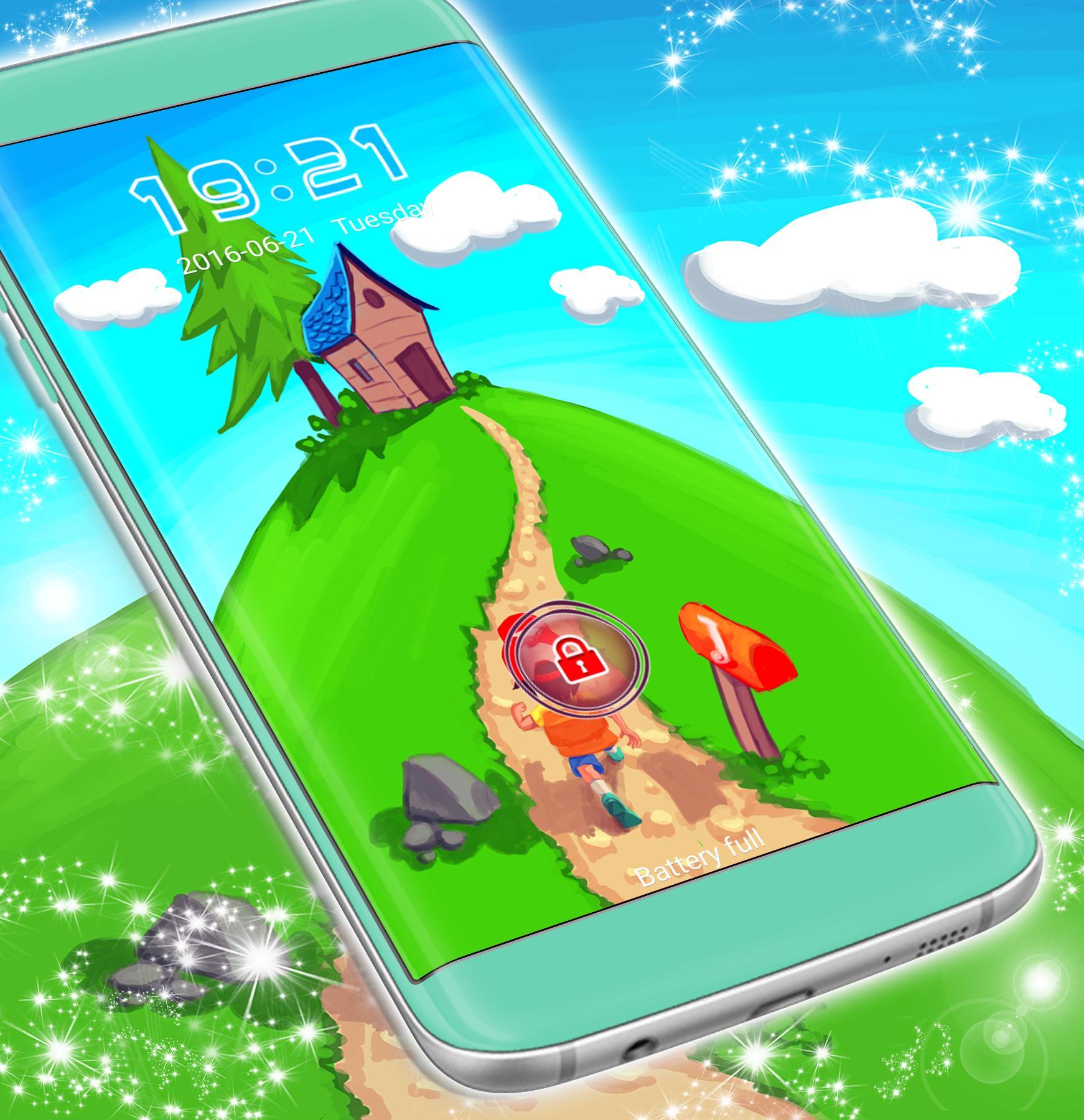 Lock Screen Cartoon Theme