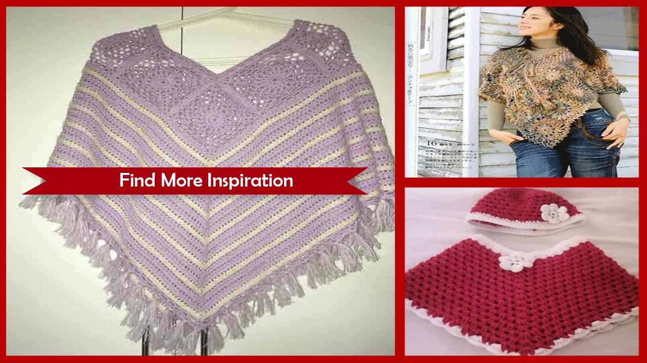 Best Crochet Poncho Patterns Free