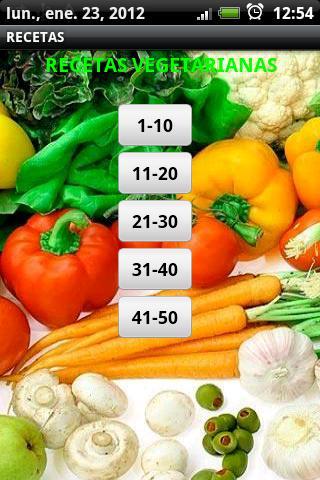 Recetas Vegetarianas