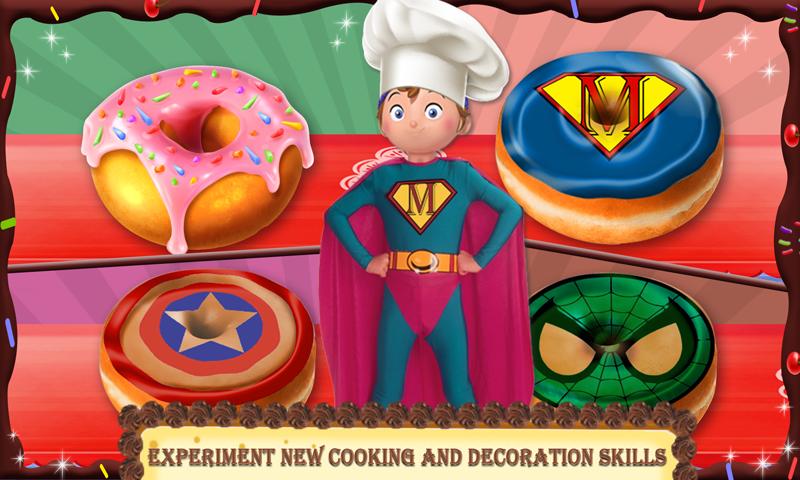 Superhero Sweet Donuts Cooking Shop