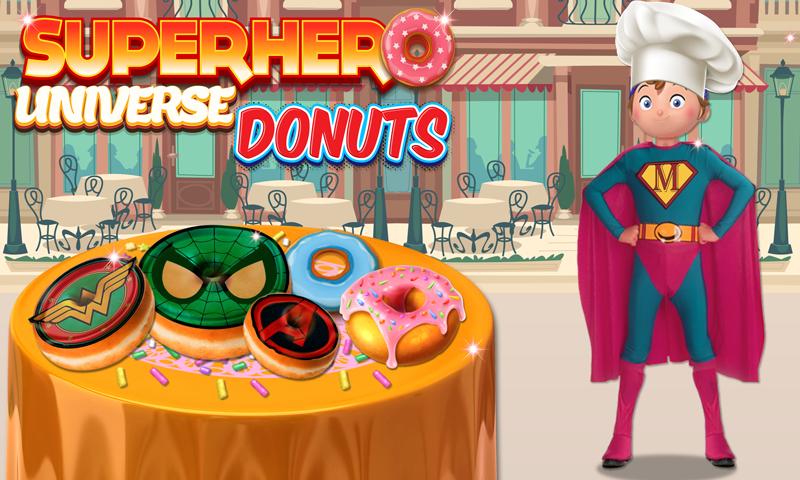 Superhero Sweet Donuts Cooking Shop