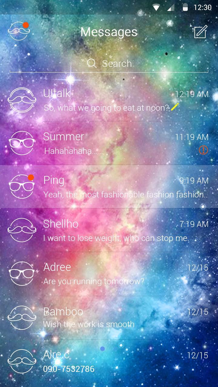(FREE)GO SMS PRO DREAMER THEME