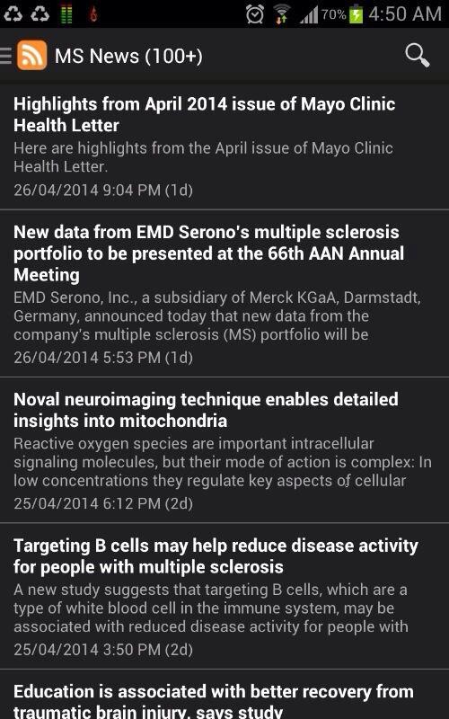 Multiple Sclerosis News