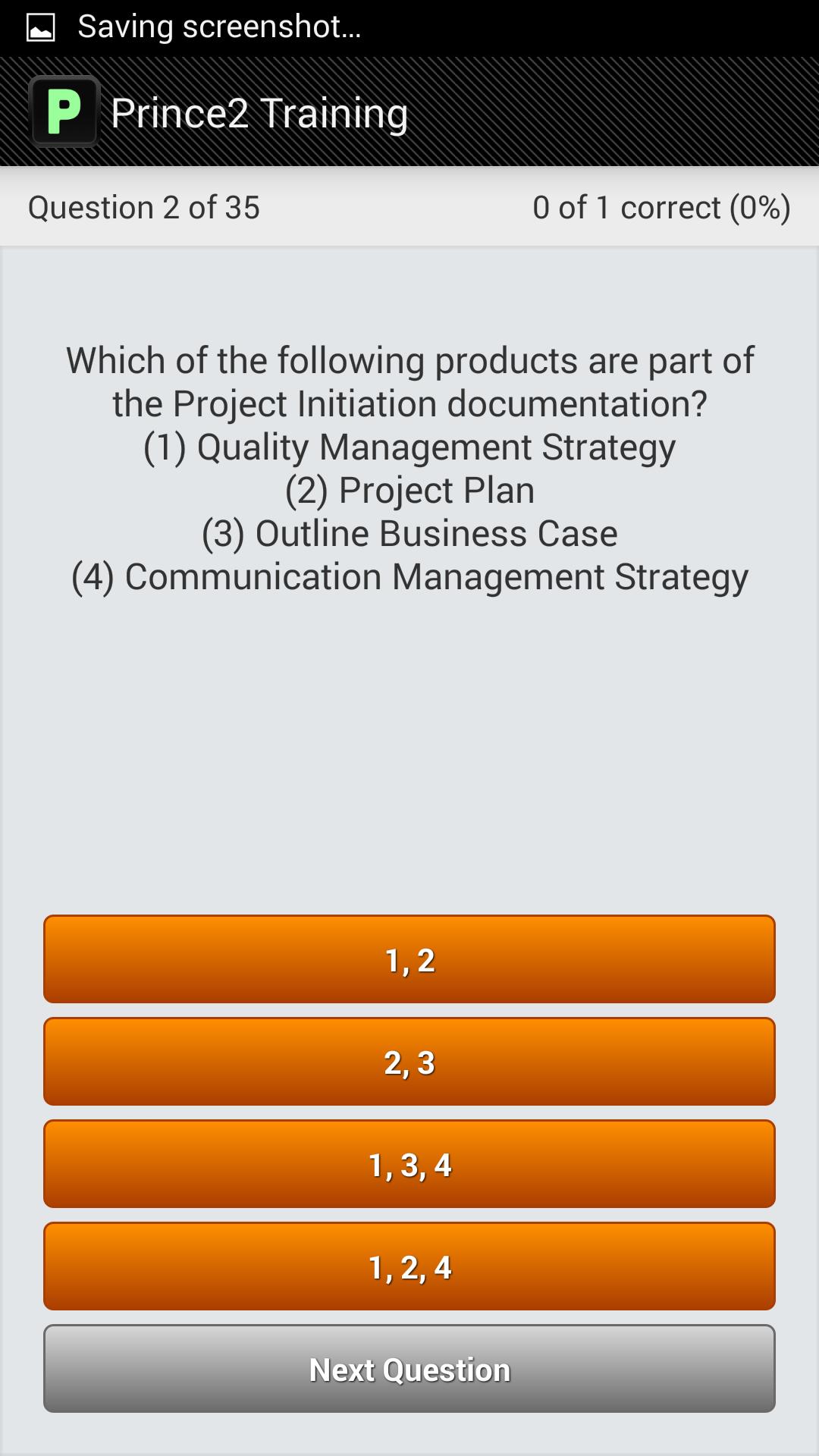 Prince2 Training Sample Exam
