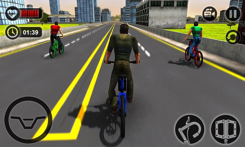 Rooftop Bicycle Stunt Rider 3D