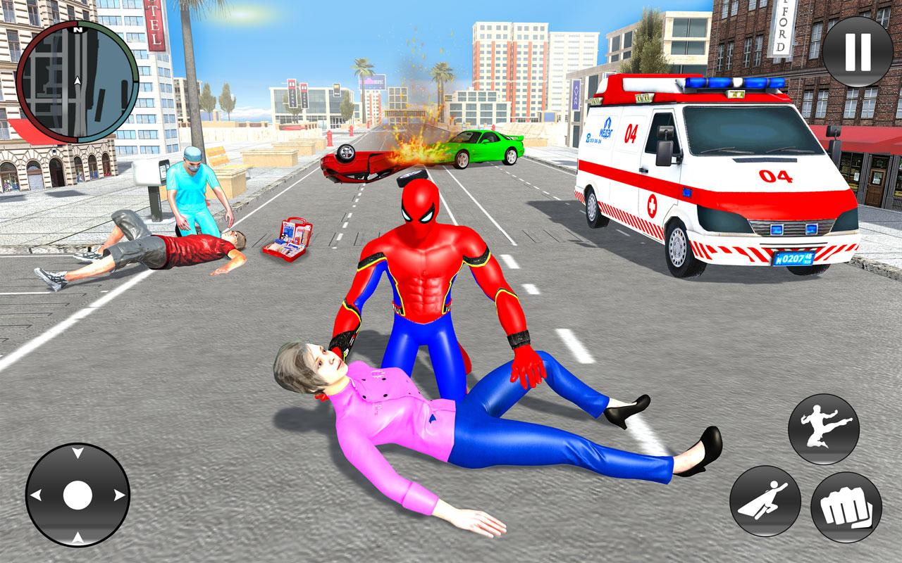 Superhero Rescue Spider Hero