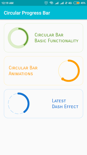 Circular Progress Library Demo