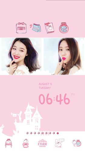 EtudeHouse LINE Launcher theme