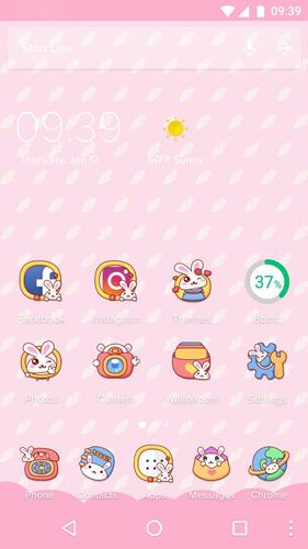 Cartoon Theme - Cute Bunny