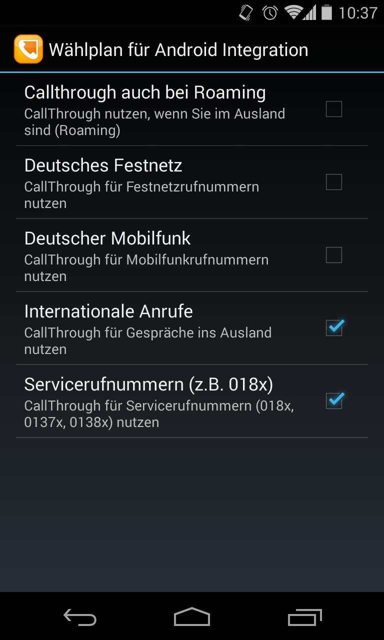 easybell CallThrough