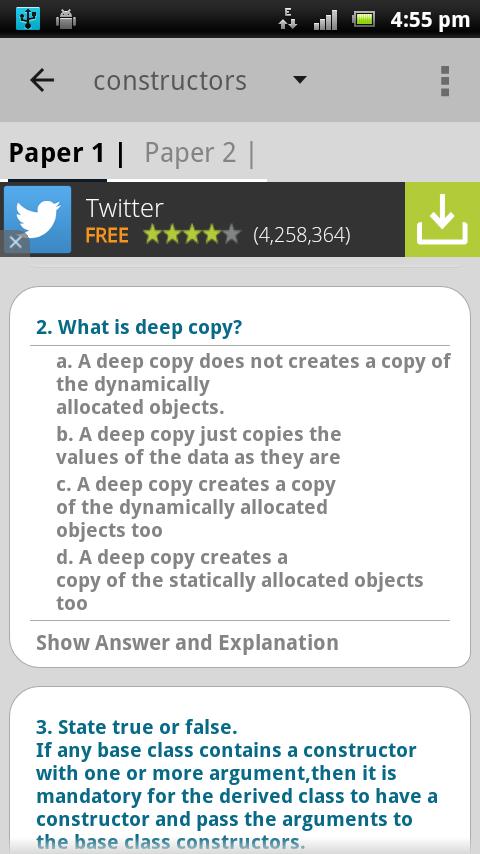 C++ Interview Questions