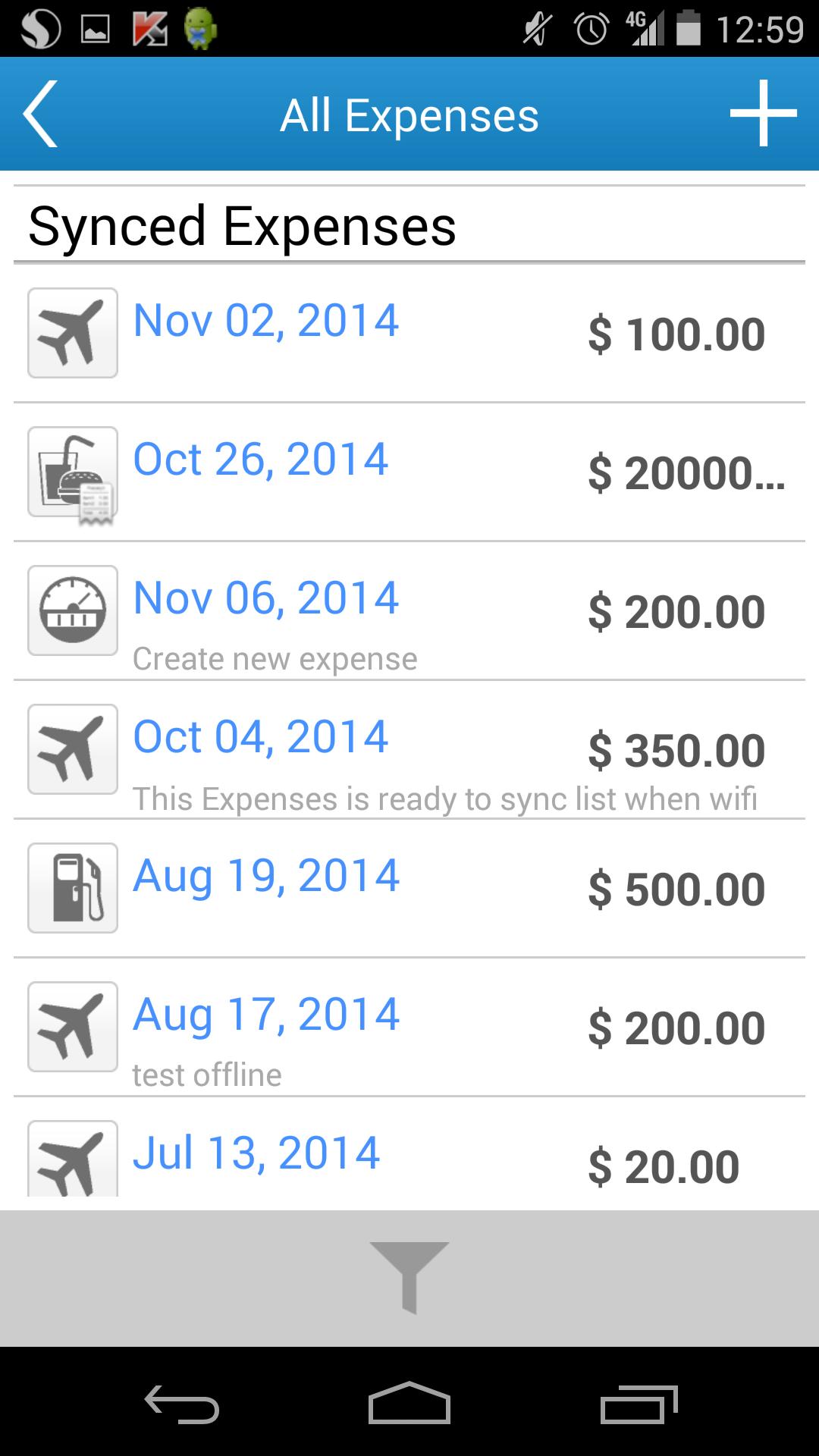 FinancialForce Expenses PSAv12