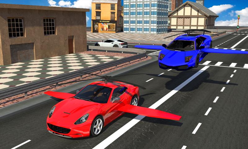 Flying Car Racing 3D