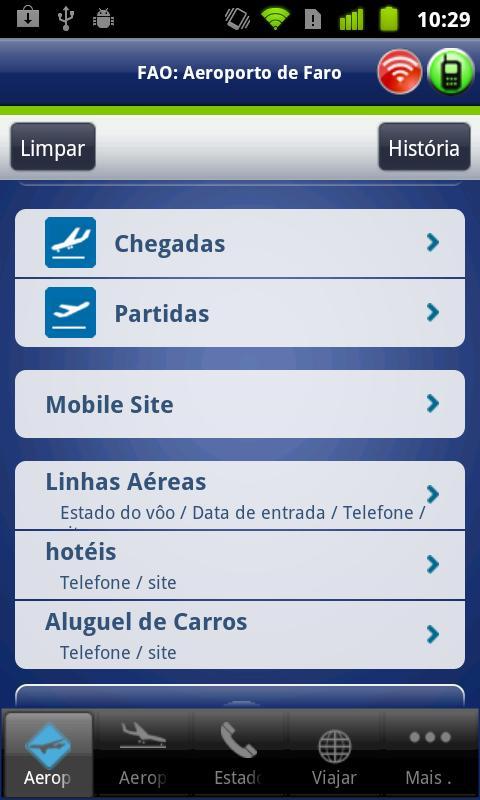 Aeroporto: Faro Lisboa Porto LIS FAO