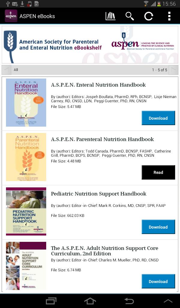 A.S.P.E.N. eBooks
