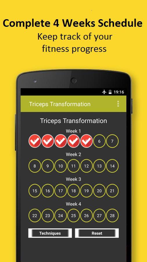 4 Weeks Triceps Transformation