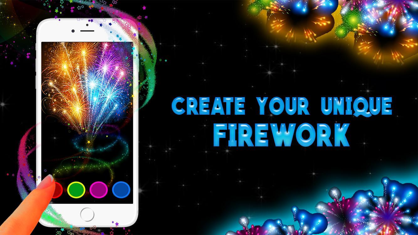 Fireworks. Augmented reality
