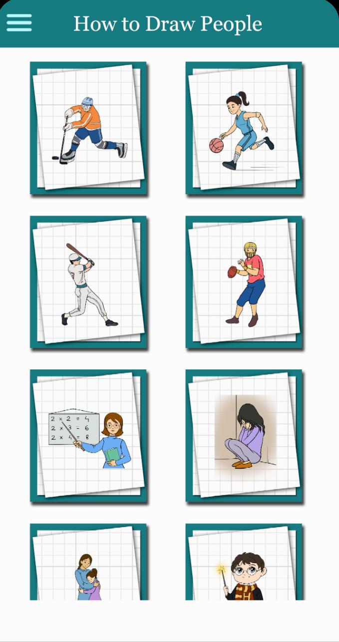 Learn To Draw Cartoon Characters - Easy Steps