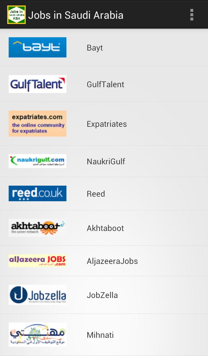 Jobs in Saudi Arabia