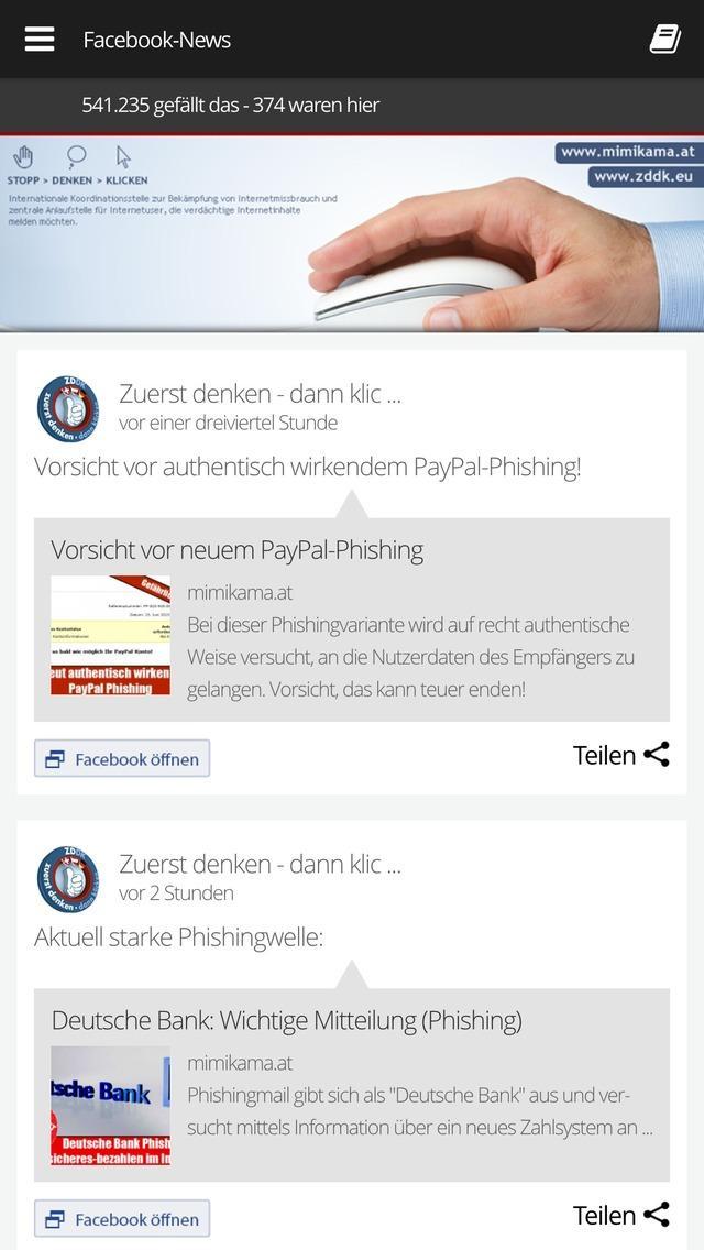 Zuerst denken - dann klicken!!