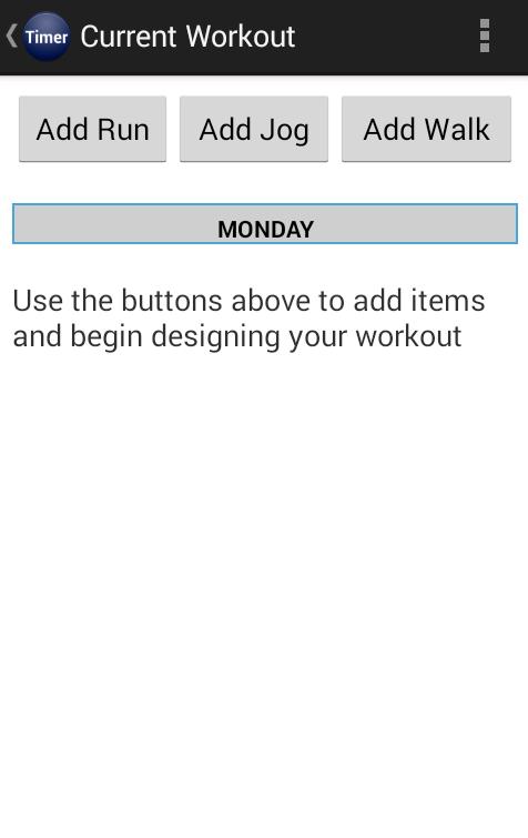Agile Run / Jog  / Walk Timer