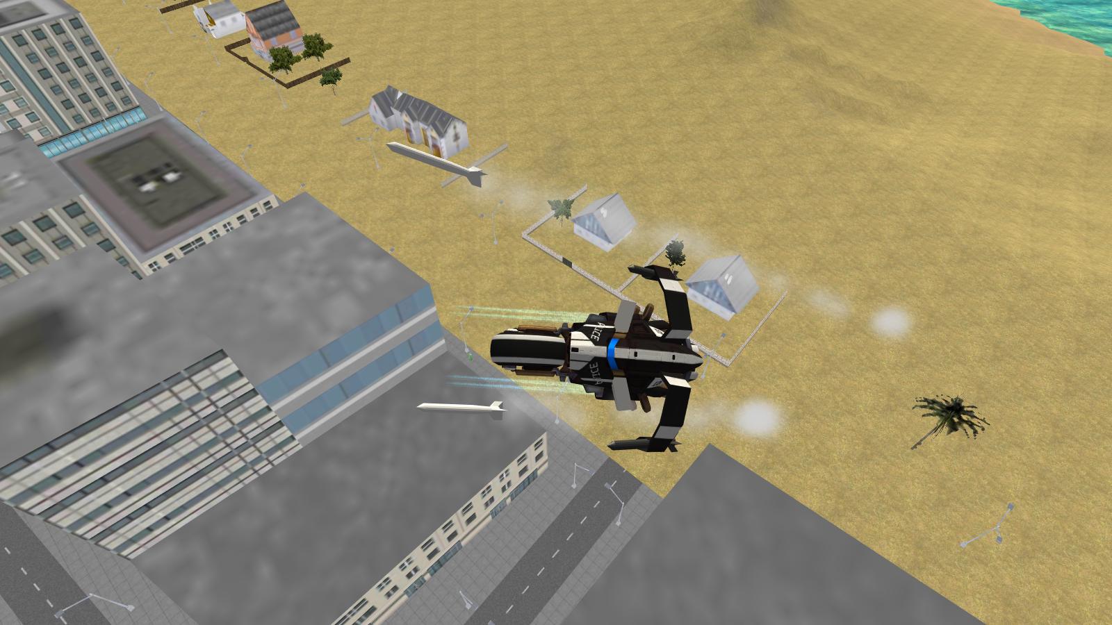 Flying Police Motorcycle Rider 2019