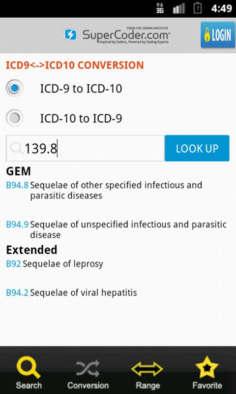 ICD-10 Search