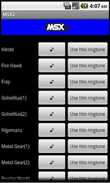 MSX Ringtones