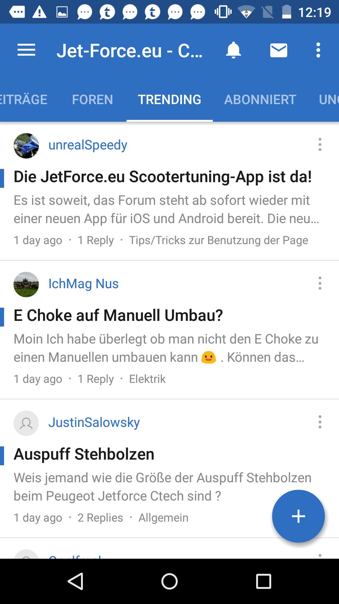 Jet-Force.eu Scootertuning App