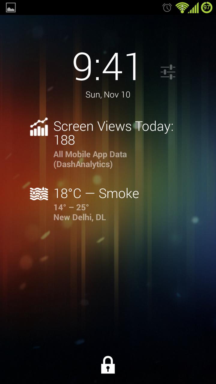 DashAnalytics for Dashclock