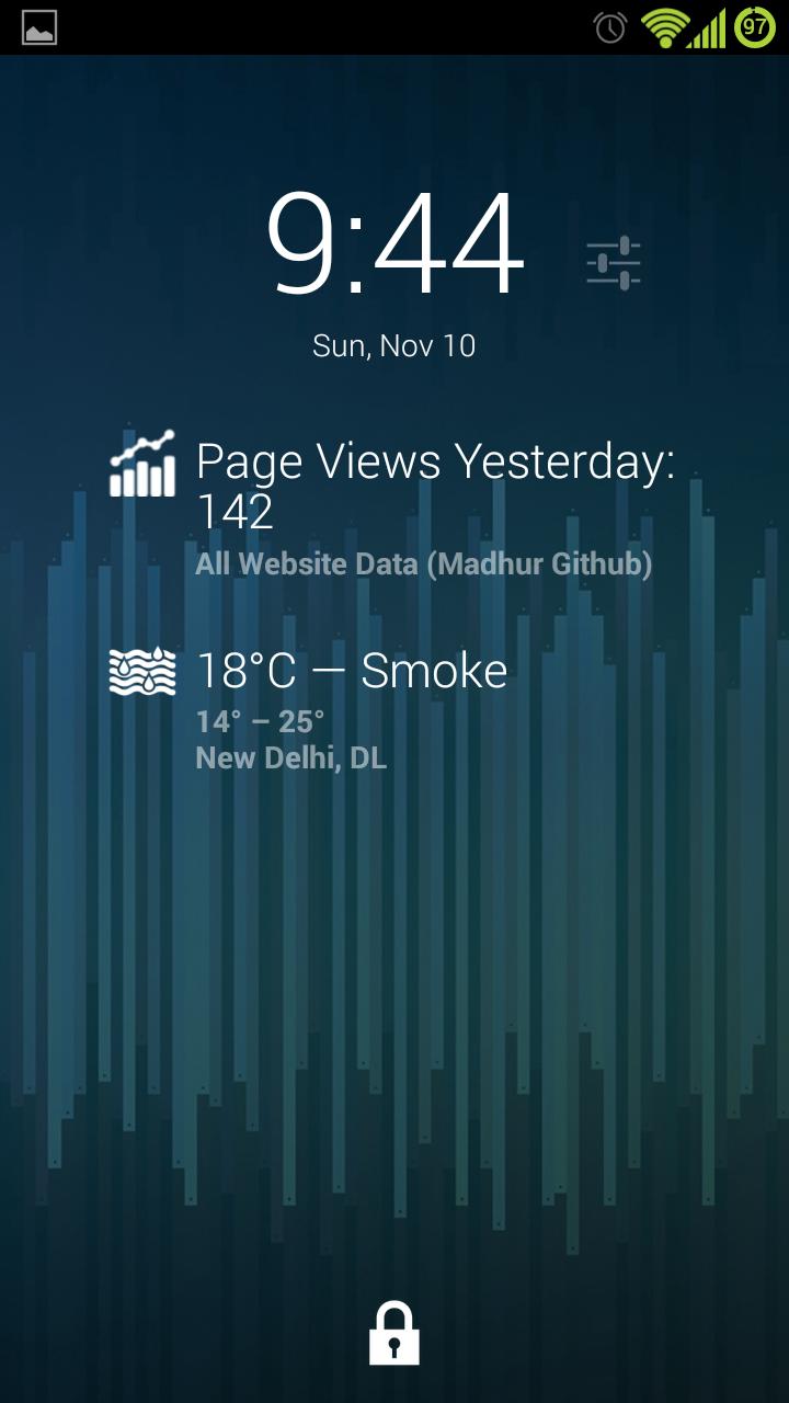 DashAnalytics for Dashclock