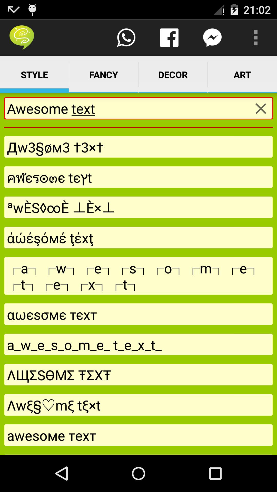 Stylish & Fancy Text Generator